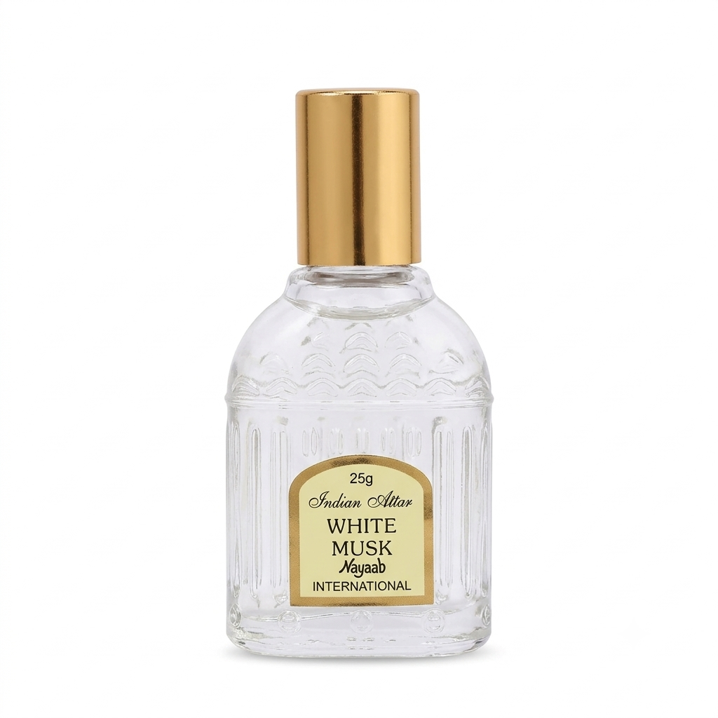 Nayaab International White Musk 25 ml (Pack of 1) Floral Attar (Floral)