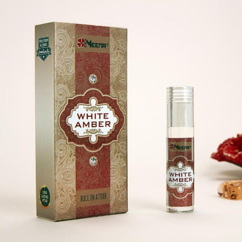 White Amber Long Lasting Attar Herbal Attar (8ML)