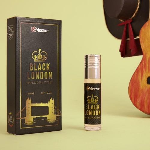 Meena Black London 8ML Floral Attar (Woody, Fruity, Floral, Musk, Amber)