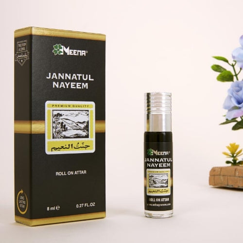 MEENA Jannatul Naeem 8 ML (Pack of 1) Floral Attar (Floral)