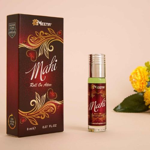 MEENA Mahi Long Lasting Herbal Attar 8 ML (Natural)