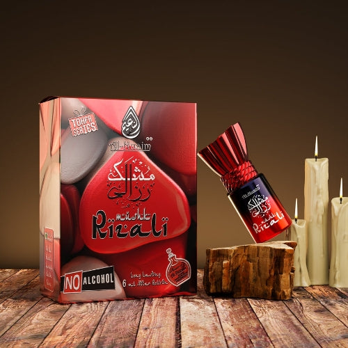 Al Nuaim Musk Rizali 6 ML Great Fragrance Long Lasting (Unisex) Floral Attar (Musk)