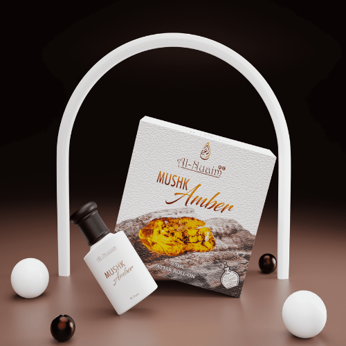 Al Nuaim Mushk Amber 9.9 ML Great Fragrance Long Lasting For Men Floral Attar (Amber, Musk)