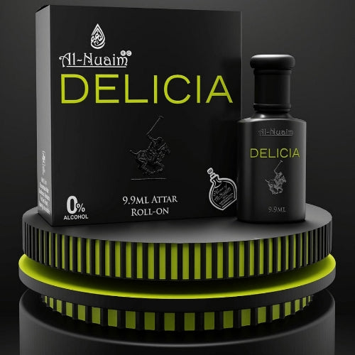 Al Nuaim DELICIA 9.9 ML Great Fragrance Long Lasting (Unisex) Floral Attar (Floral)