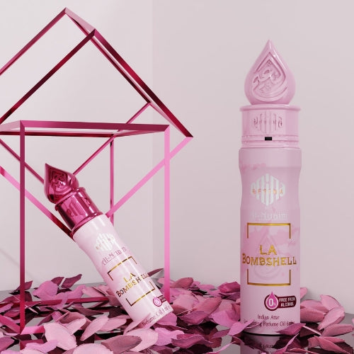 Al Nuaim EFTINA La Bombshell Great Fragrance Long Lasting (Unisex) Floral Attar (Floral, Musk, Amber)