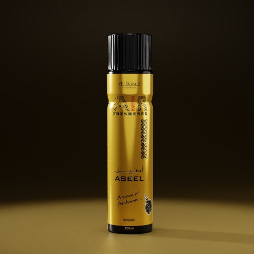 Al Nuaim Aseel Home, Bedroom, Office, Car Air Freshner 300ml pack of spray