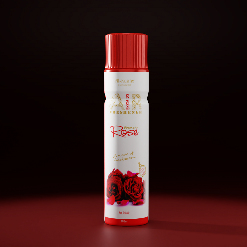 Al Nuaim French Rose (Home, Office, Car) Air Freshner (Alcohol Free) 300ml Spray
