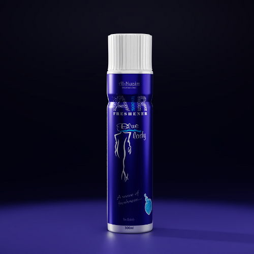 Al Nuaim Blue Lady (Home, Office, Car) Air Freshner (Alchohol Free) Spray 300 ml