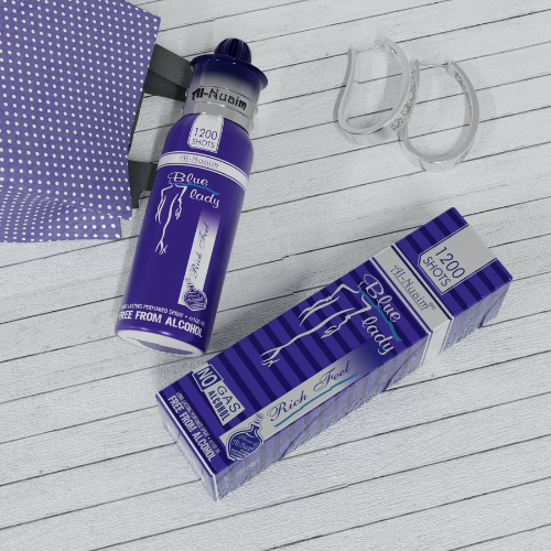 Al Nuaim 1200 Shots Blue Lady Great Fragrance Long Lasting Perfume - 100 ml (For Women)