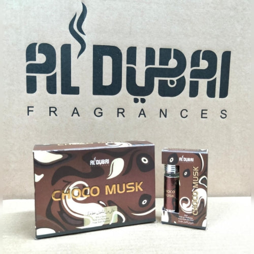 Al Dubai CHOCO MUSK 6 ml Roll On Attar (Pack Of 2) Floral Attar (Floral)