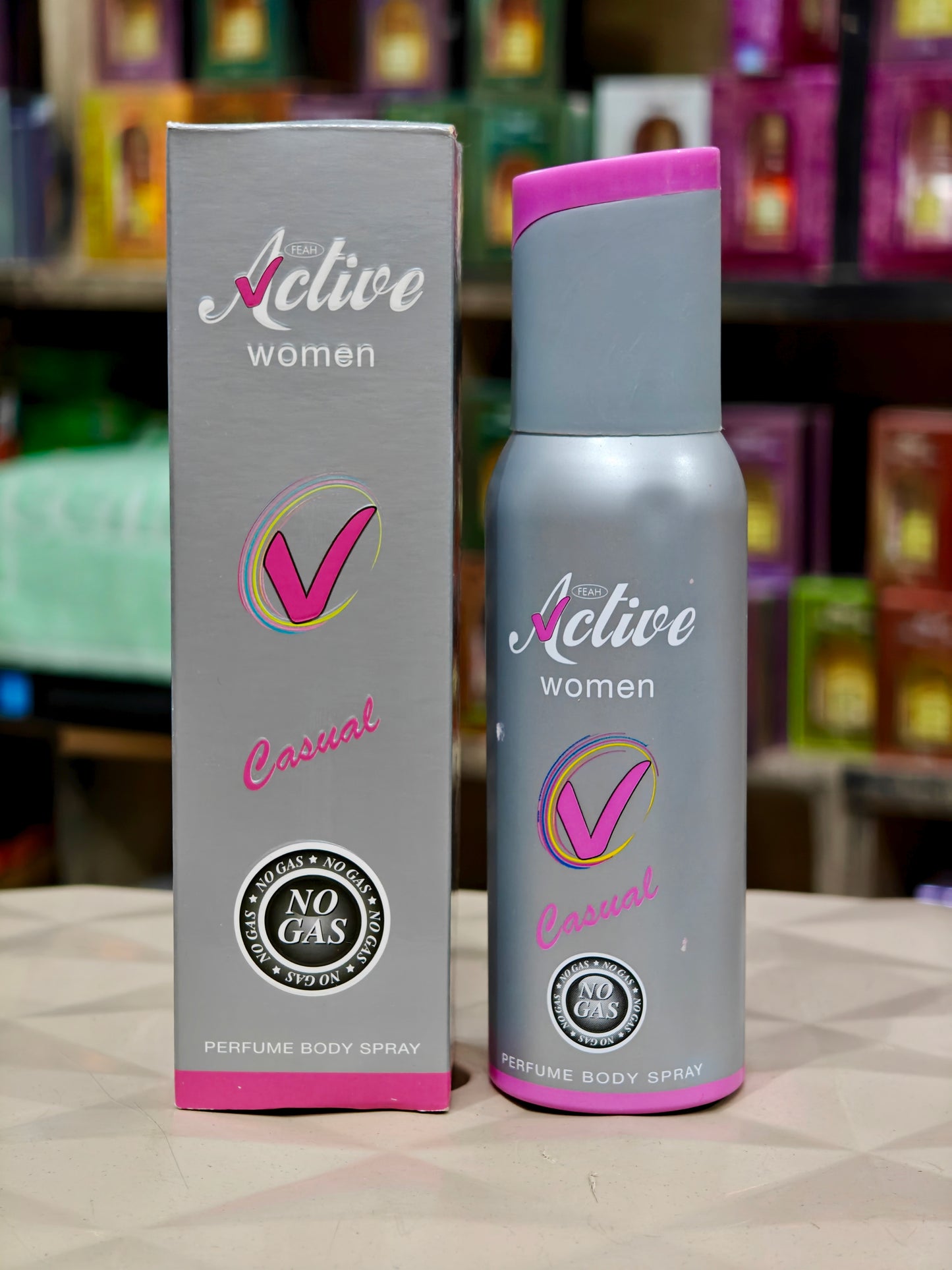 feah active body spray Mde in uae dubai buy 2 Get 1 free pack of 3
