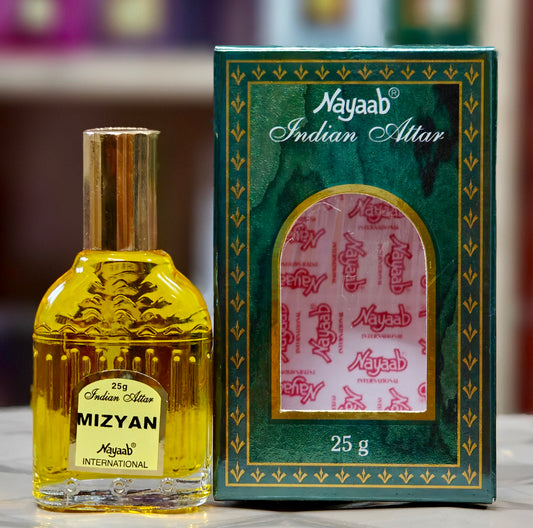 Nayaab International Mizyan 25 ml (Pack of 1) Floral Attar (Floral, Rose, Blends, Mukhallat)