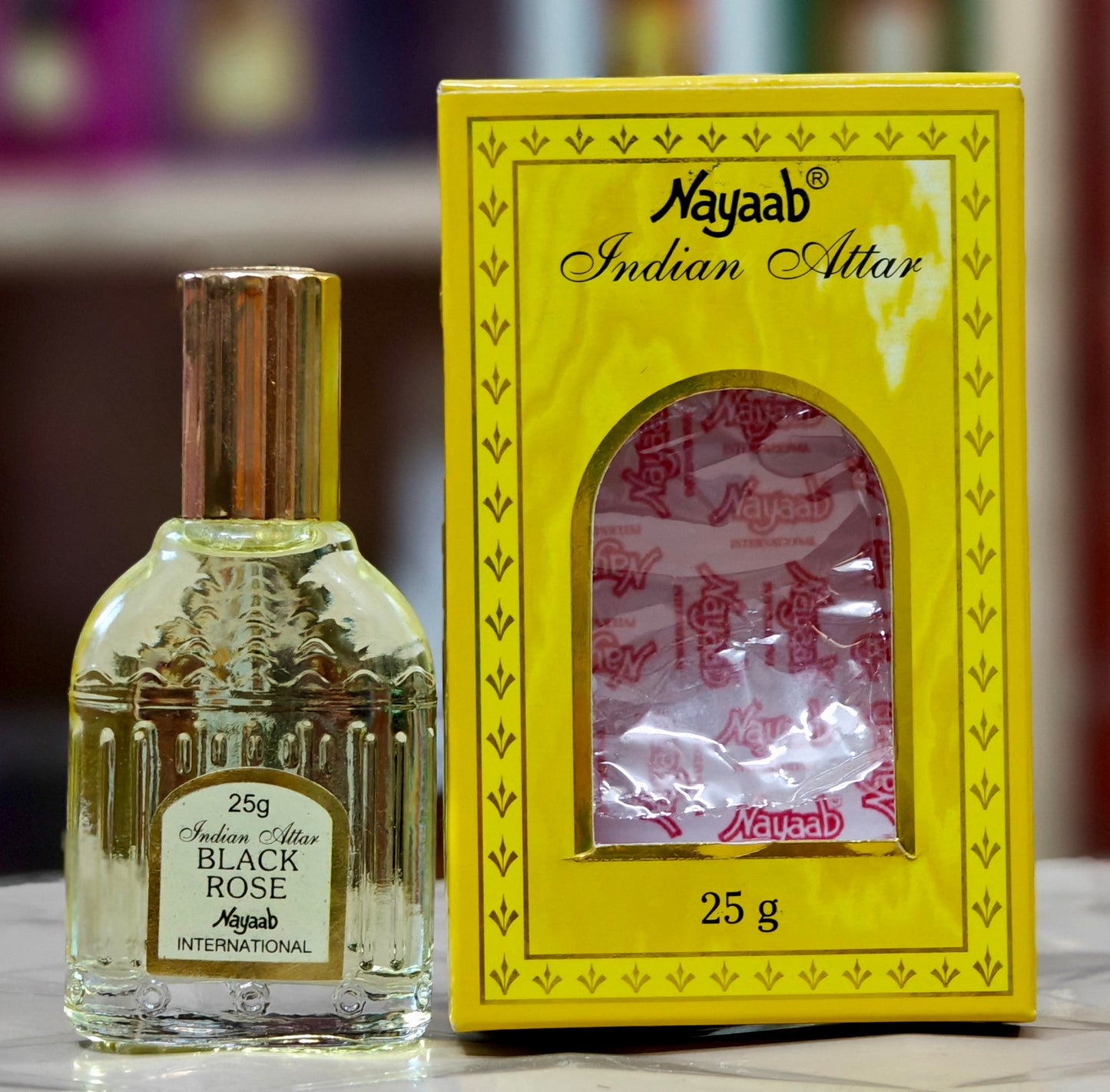 Nayaab International Black Rose (Pack of 1) Floral Attar 25 ml (Floral, Rose)