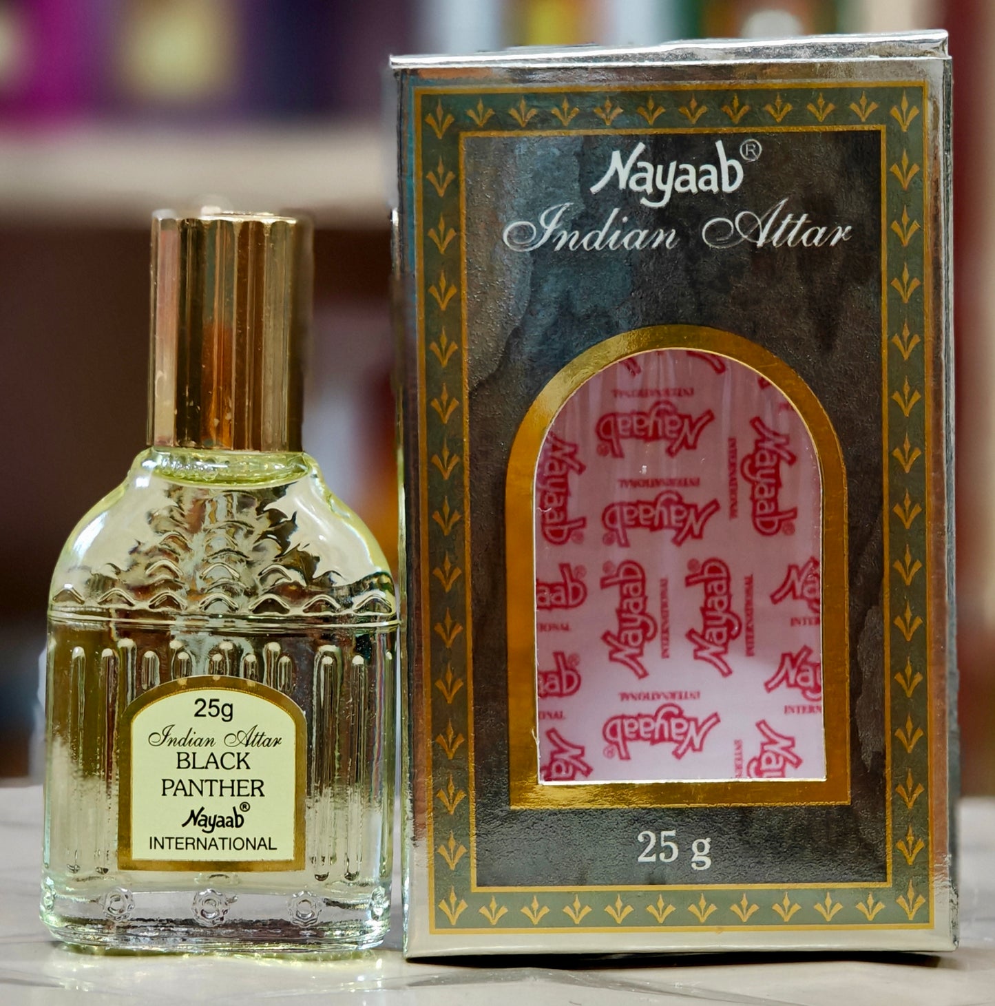 Nayaab International Black Panther Floral Attar 25 ml (Floral)