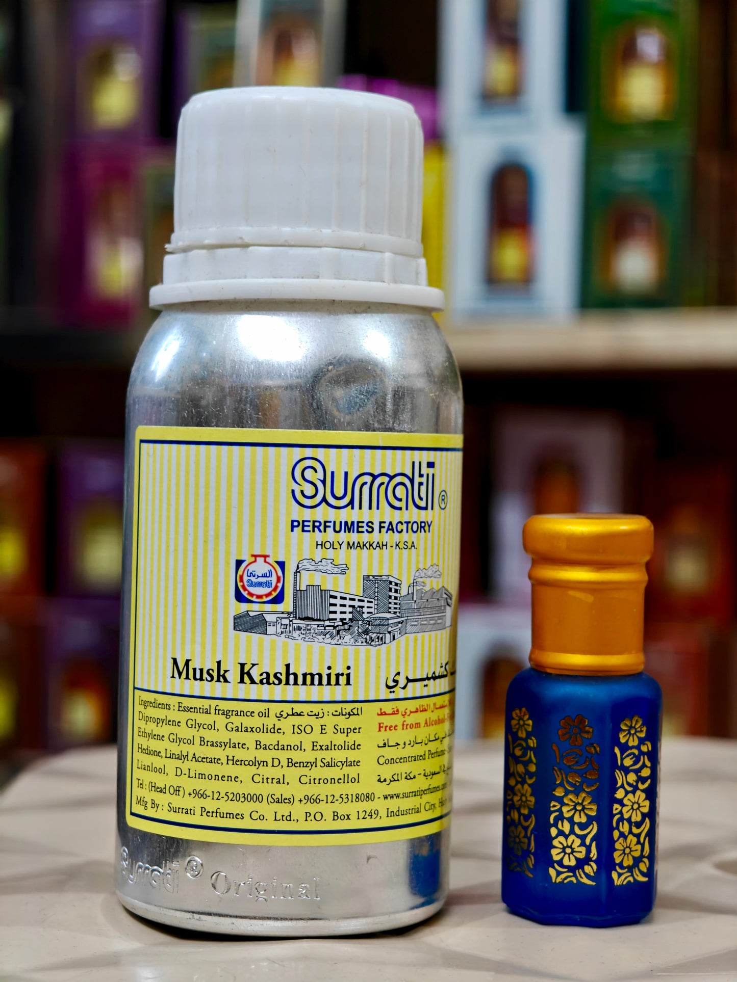 Surrati Musk Kashmiri Aluminum Tin Bottle - 100 ml (For Men & Women)