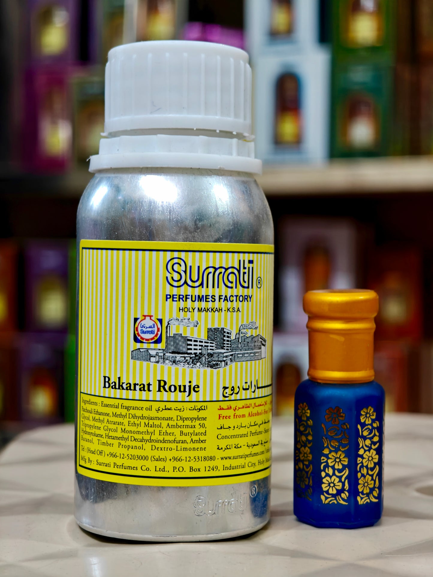 Surrati BAKARAT ROUGE Floral Attar (Natural)