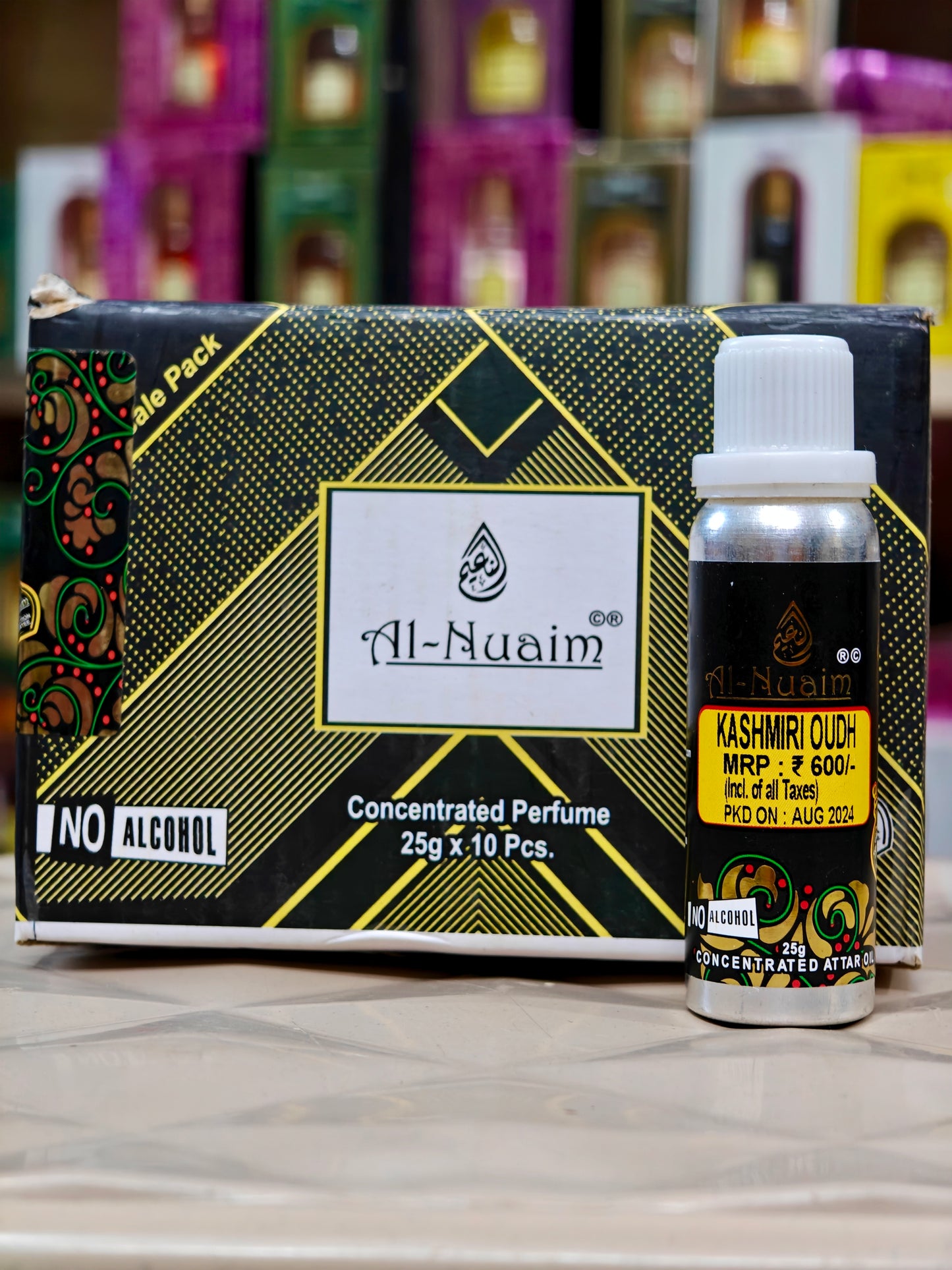 Al Nuaim 25ml Kashmiri Oudh - Long-Lasting & Exotic Attar