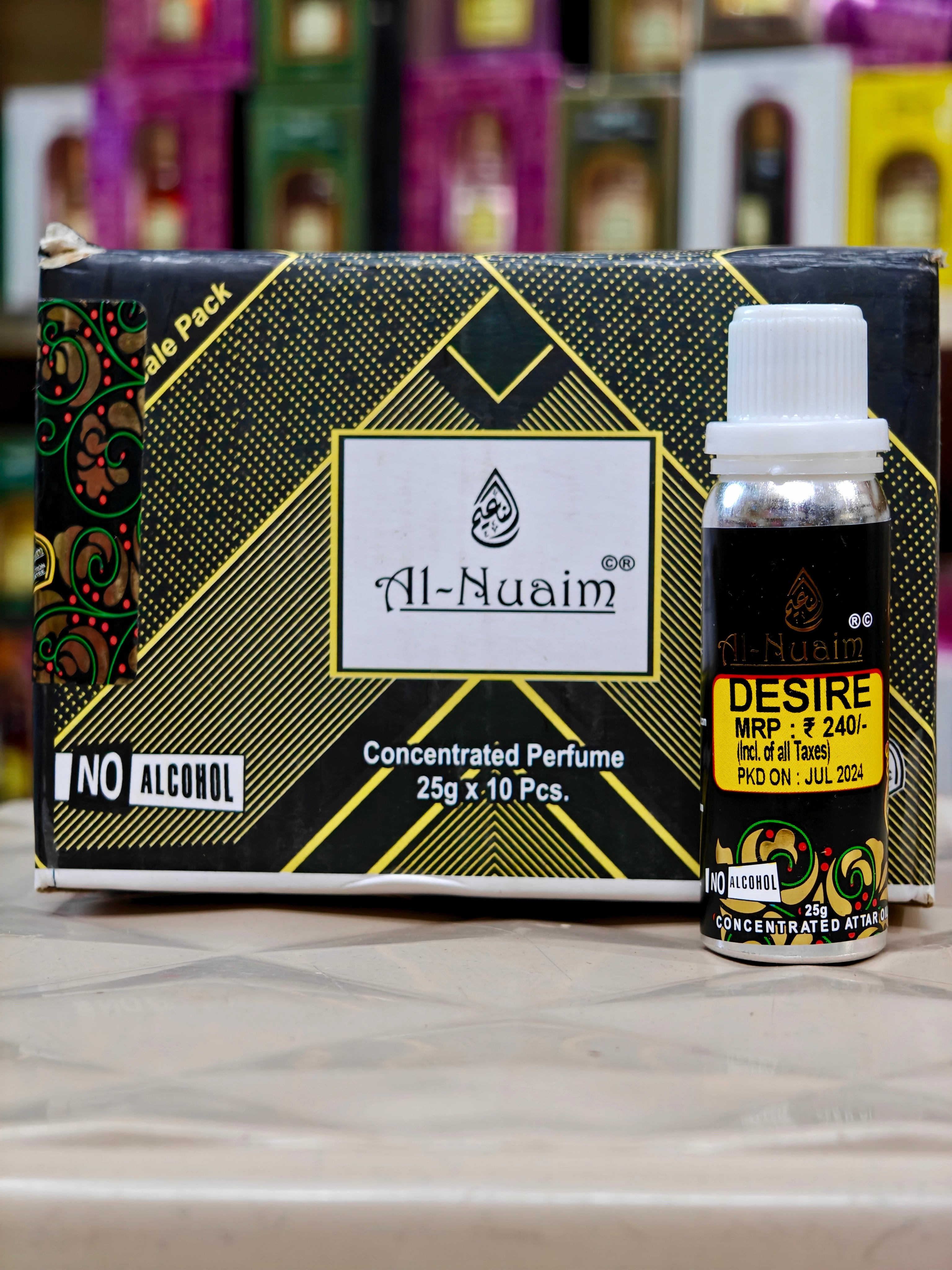 Al-Nuaim Desire Attar 25 ml Attar Floral Attar – - Main Image