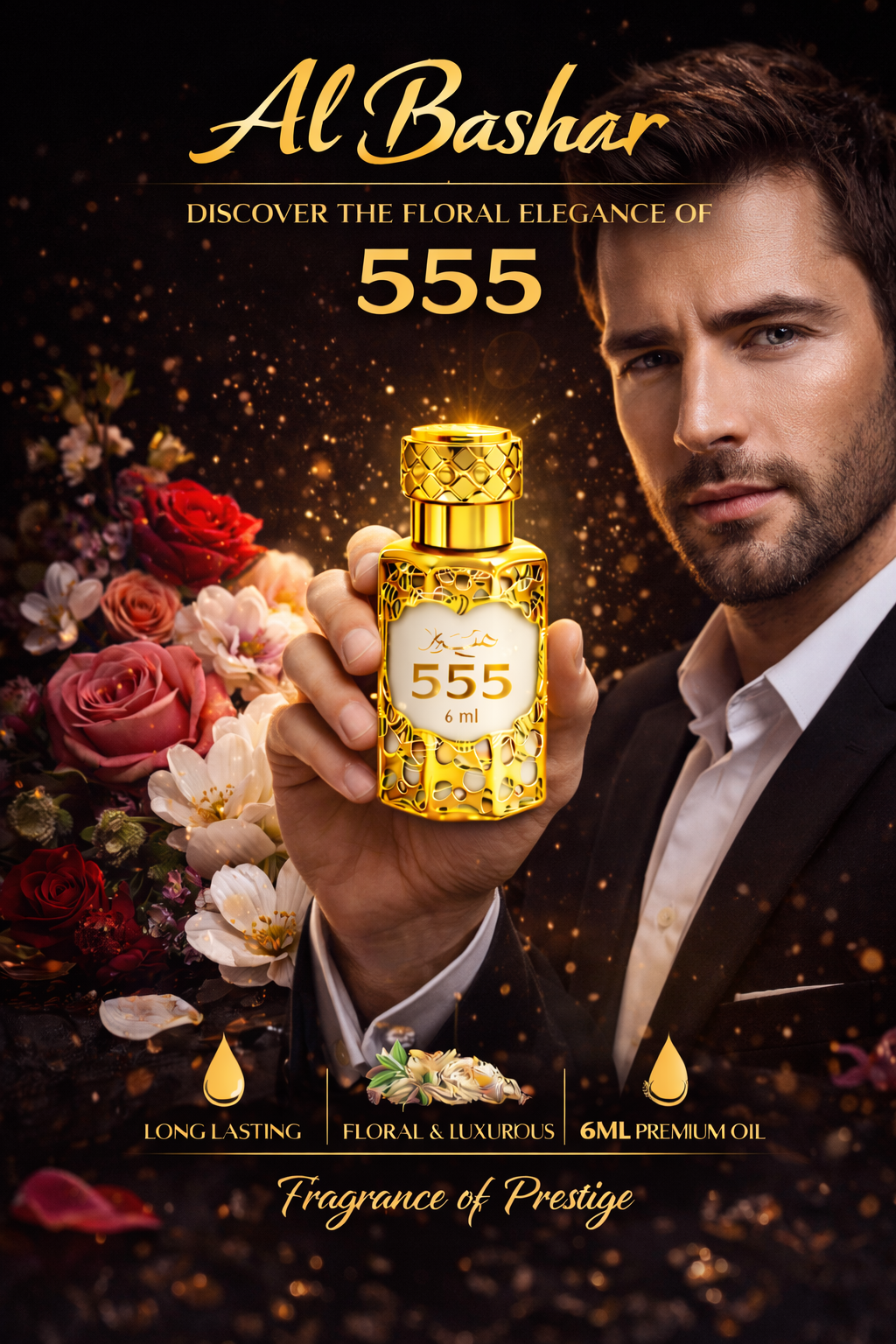 555 Attar 6 ml 12ml 25 ml floral attar
