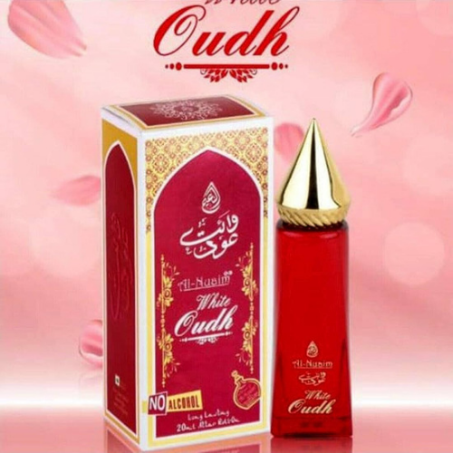 Al-Nuaim Minar Series White Oudh Alcohol Free Attar Roll On - 20ml Floral Attar (Floral)
