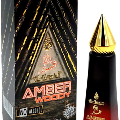 Al-Nuaim Minar Series Amber Woody Alcohol Free Attar Roll On - 20ml Floral Attar (Floral)