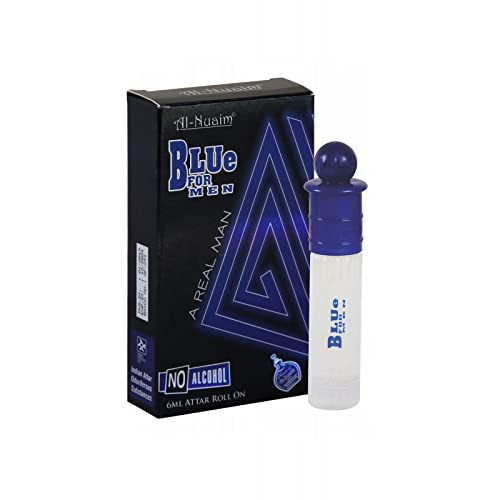 Al Nuaim Blue For men 6ML Roll on Attar Floral Attar