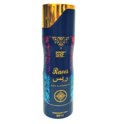 SRF Raees Non Alcoholic Deodorant Spray 200ml Perfume Body Spray - For Men & Women (200 ml)