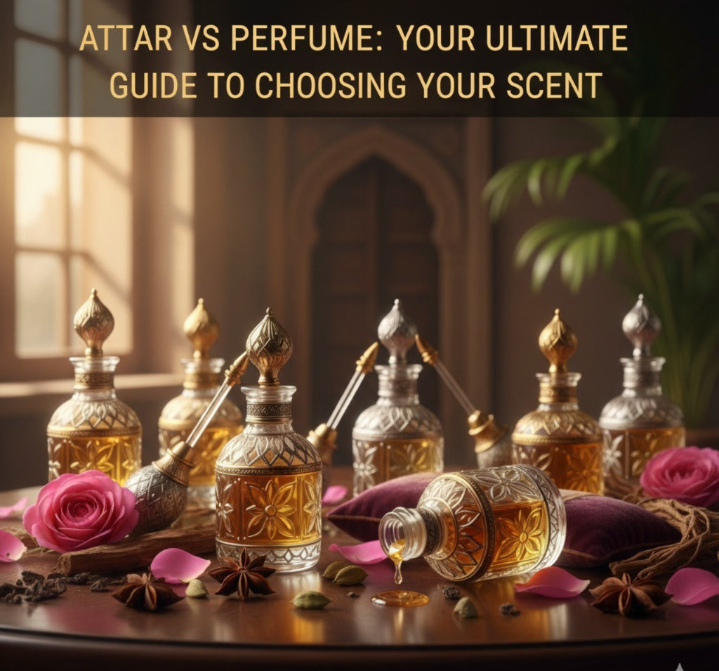 अत्तर VS परफ्यूम: अपनी सही खुशबू चुनने के लिए आपका अल्टीमेट गाइड