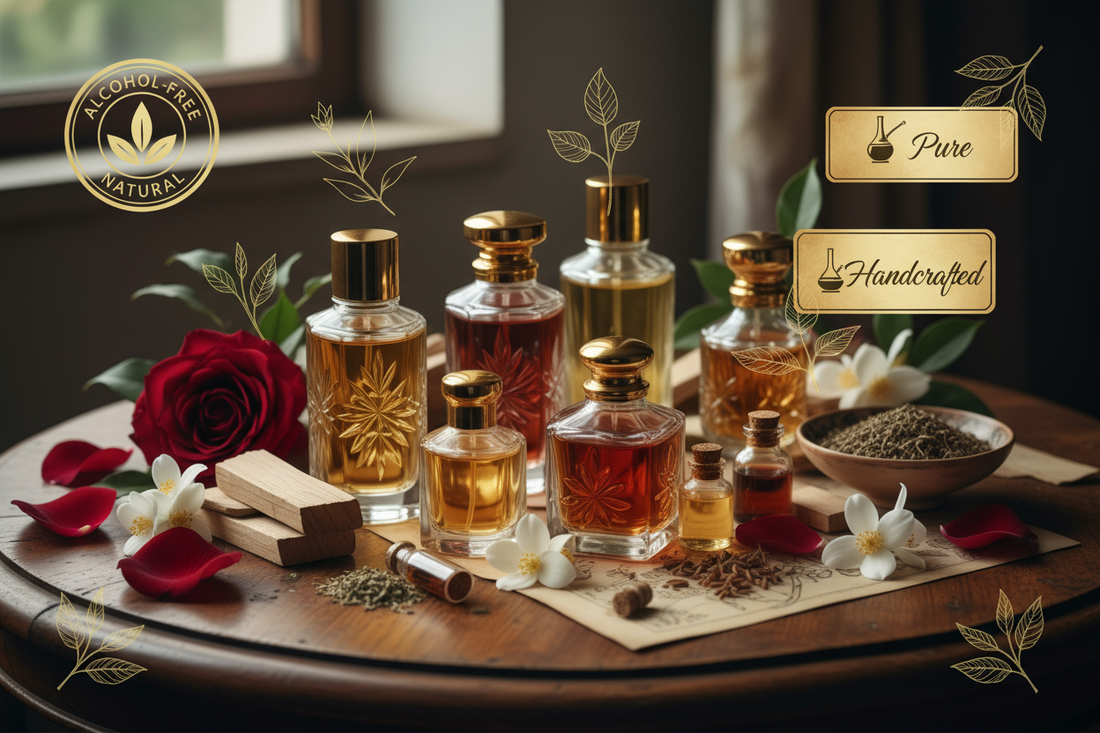 🌿 क्यों अत्तर ट्रेंड में हैं: नैचुरल खुशबू और बिना अल्कोहल की पहचान