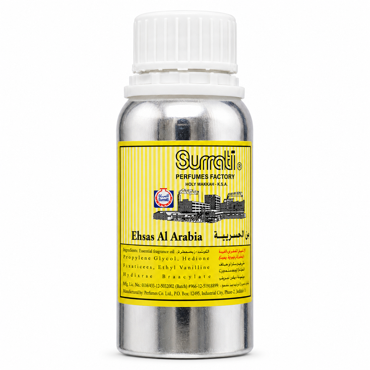 SURRATI Ehsas Al Arabia 100 ml Non Alcoholic Attar (Floral, Amber, Musk)