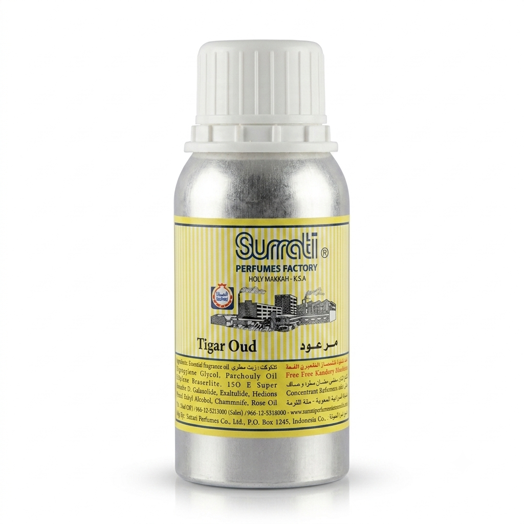 Tiger Oud Surrati concentrated Perfume oil ,100 ml packed, Attar oil