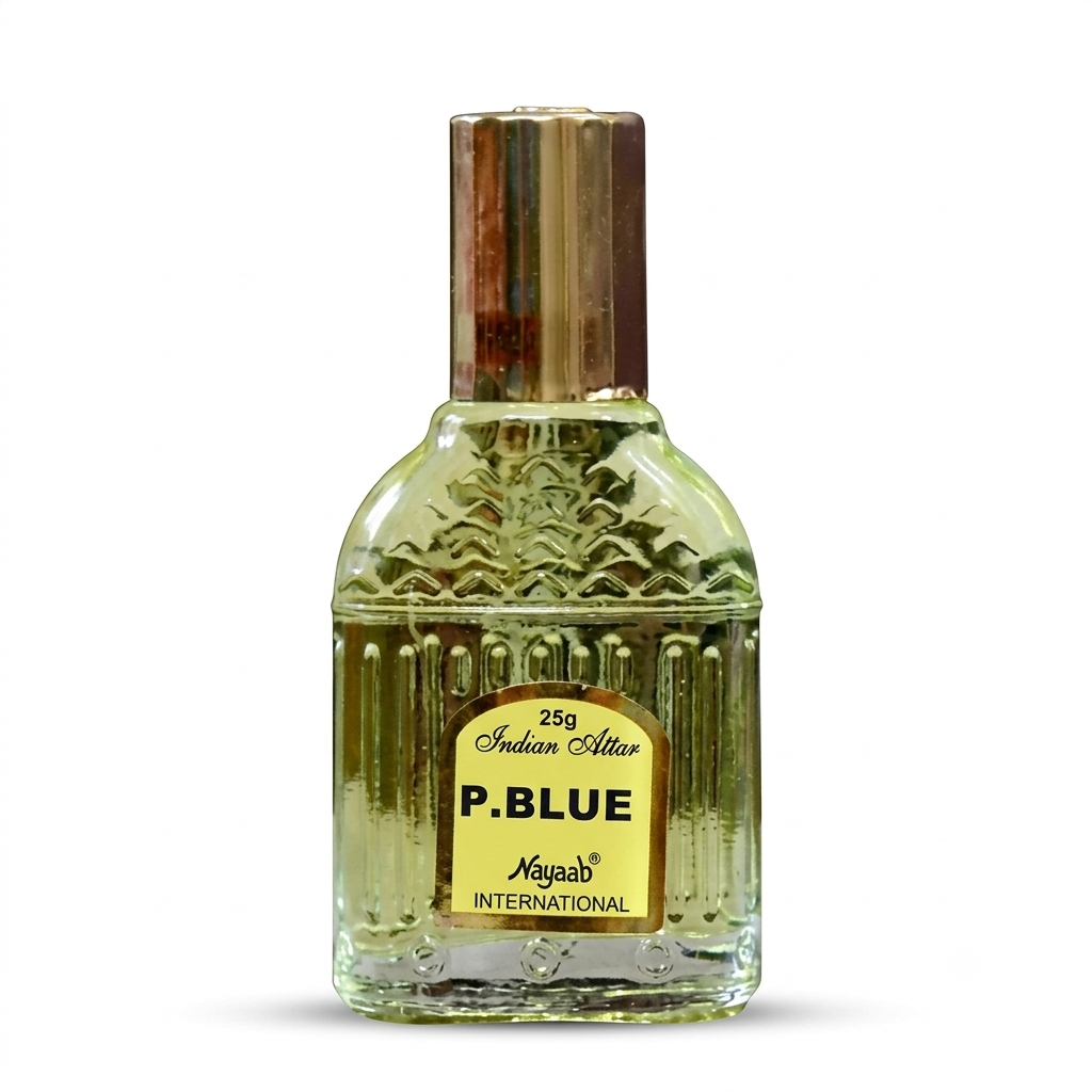 Nayaab P Blue Roll On Attar - 25 ml Elegant Fragrance