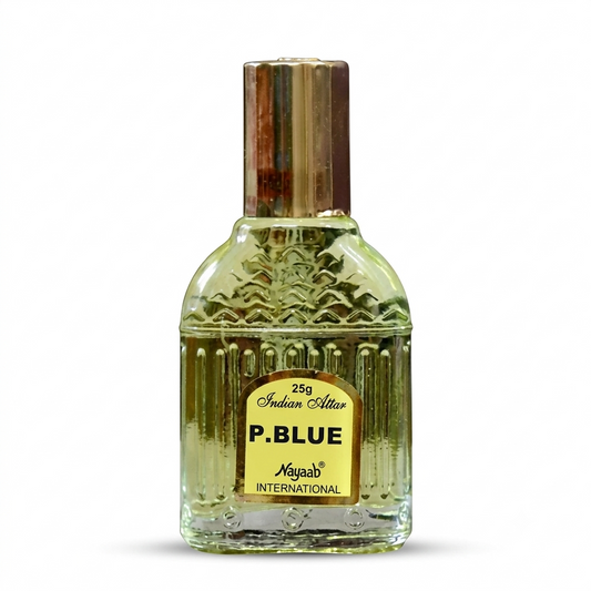 Nayaab P Blue Roll On Attar - 25 ml Elegant Fragrance