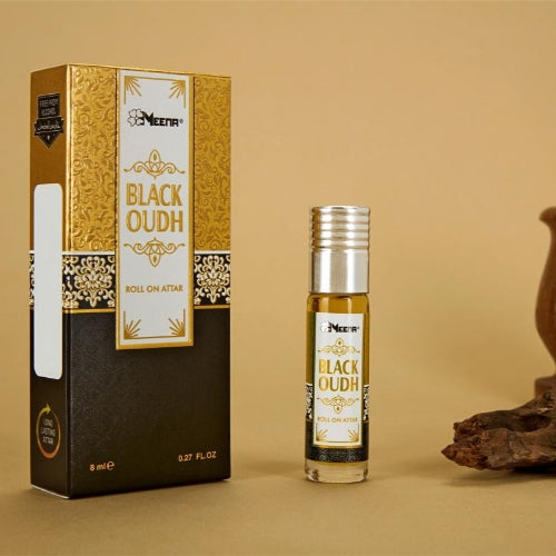 Meena Black Oudh 8 ML (Floral Attar)