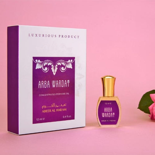 Abeer Al Haram Arba Wardat Floral Attar (Amber, Floral, Spicy, Oud (agarwood))