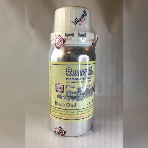 SURRATI Black Oud 100 ml Aluminum Tin, Made in Saudi Arabia Floral Attar (Floral)