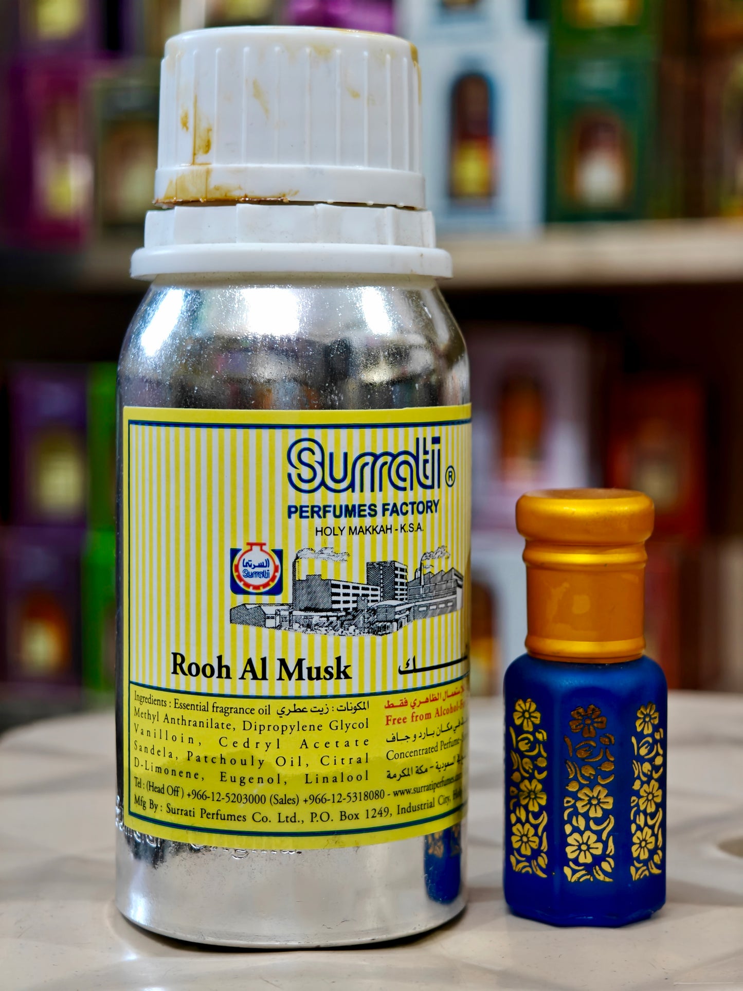 Rooh Al Musk Surrati concentrated Perfume oil ,100 ml packed, Attar oil