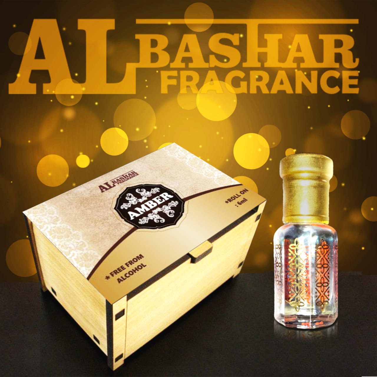 Amber Attar From Al Bashar Fragrances 6ml