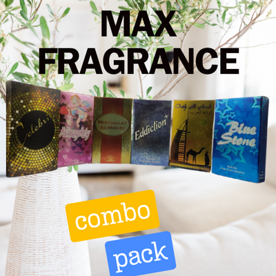 Combo Pack of Attars - Alcohol Free -Max fragrances