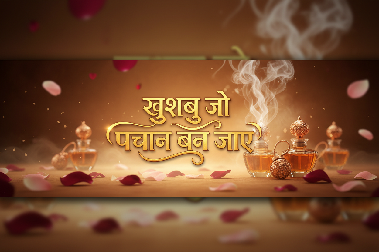 write in image 'khushboo jo pehchaan ban jaae"