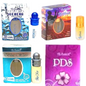 Al-Nuaim {ice burg-labbaik-blue wave-pds} 3Ml Pack Of 4 Floral Attar